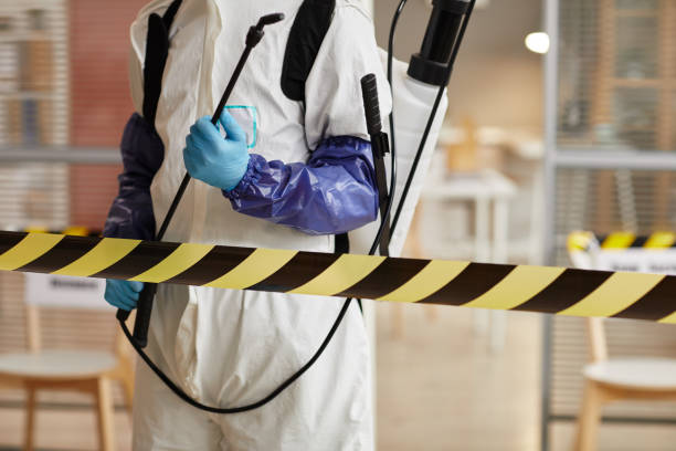 Professional Biohazard technician working in Arriba, CO